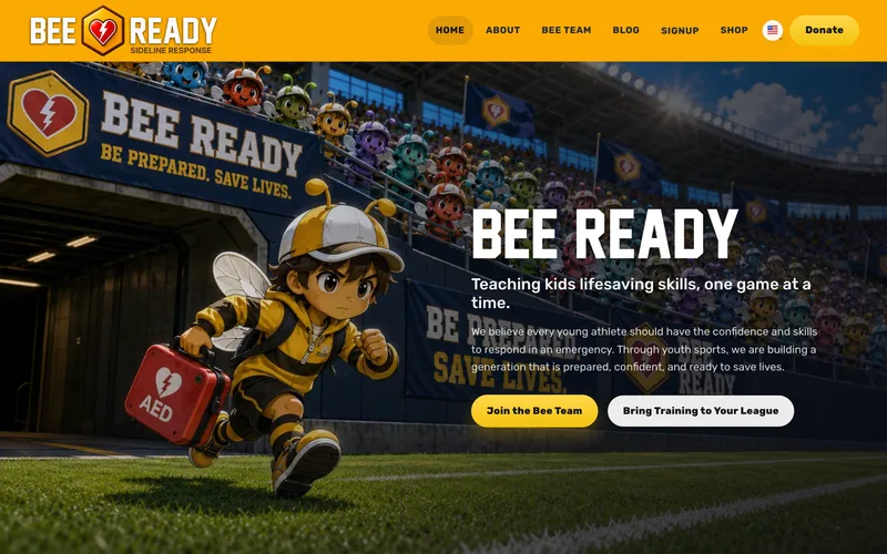 Bee Ready — Lifesaving skills, one game at a time.
