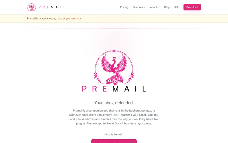 Premail — Your inbox, defended.