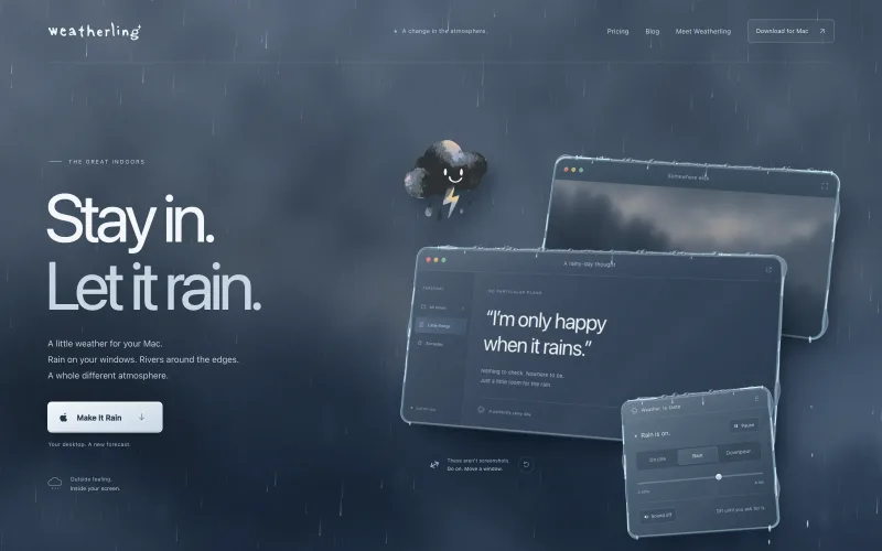 Weatherling : Un peu de météo pour votre Mac.